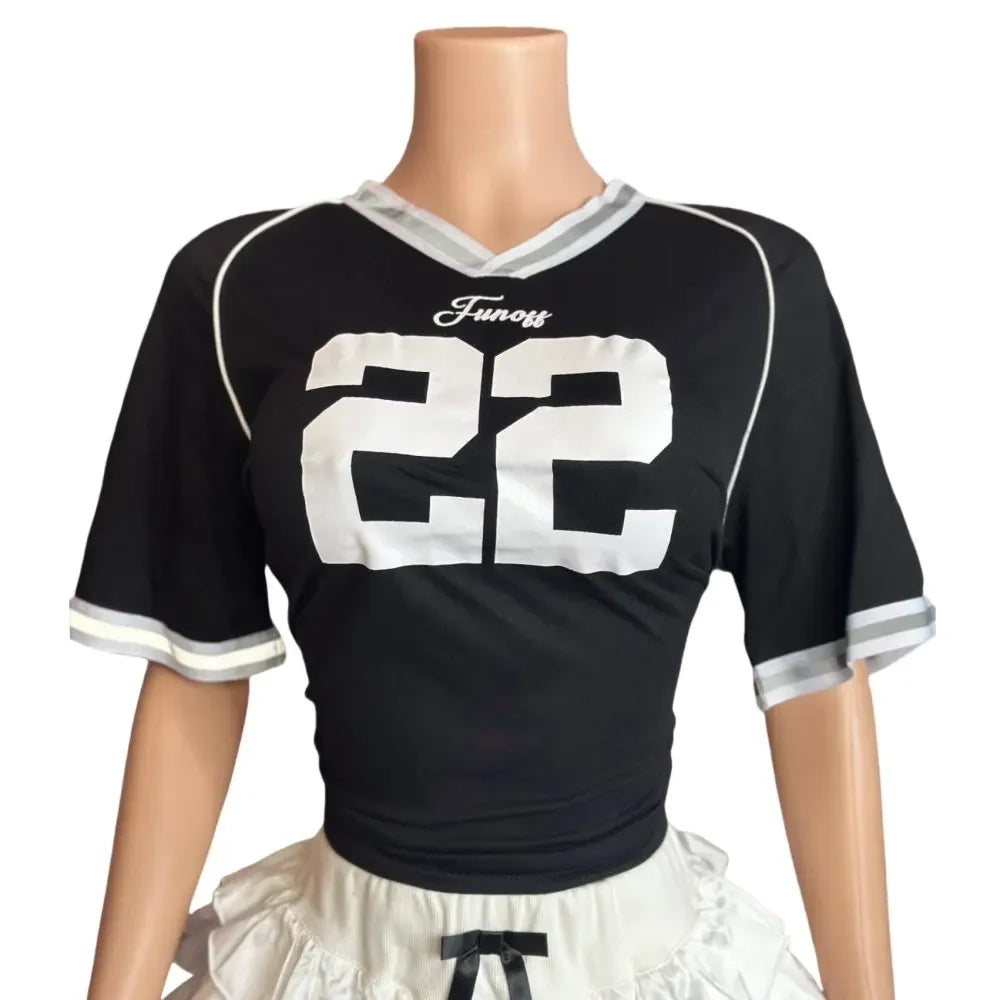 Tshirt And Bow Ruched Mini Skirts Two Piece Sets Sweet