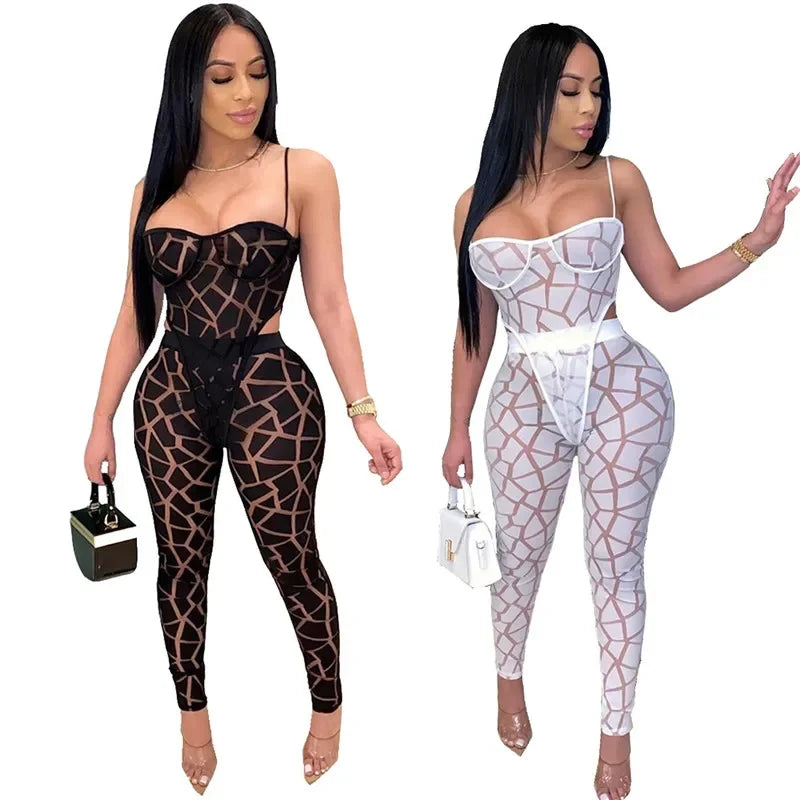 two piece Set top and Legging Pant Sexy Club Outfits